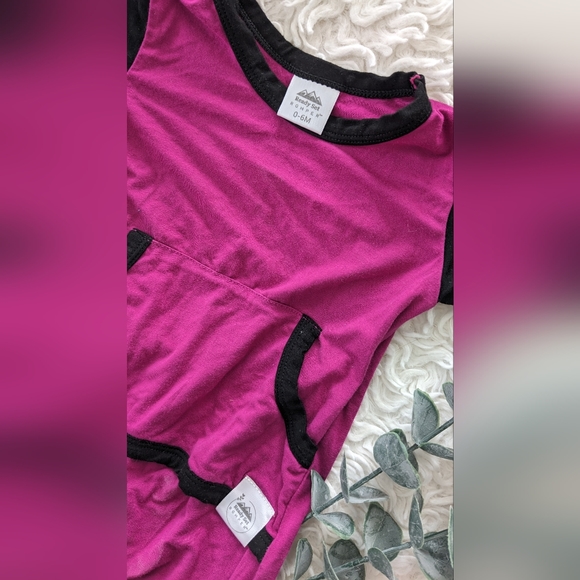 Ready Set Romper Magenta 0-6 months RSR - Picture 2 of 5